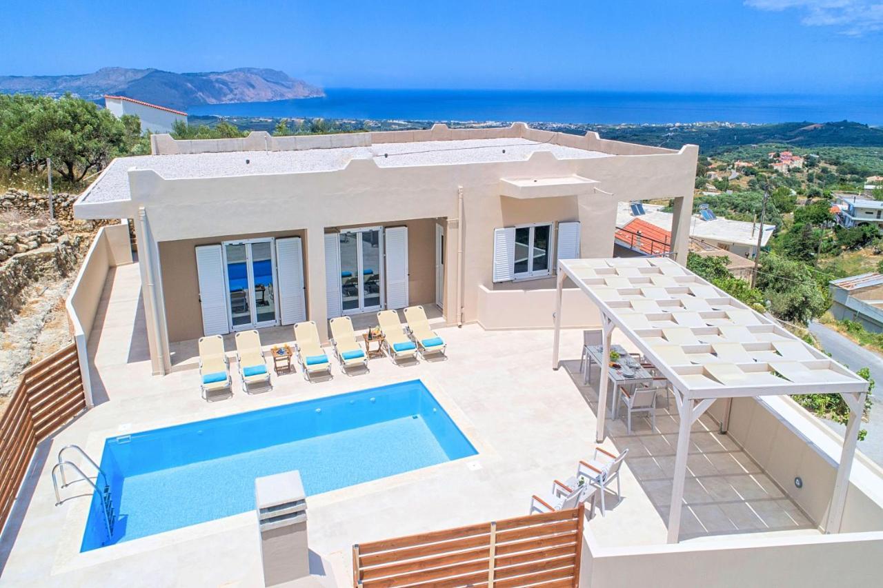 Villa Di Giorgio Heated Pool Kournás Exterior foto